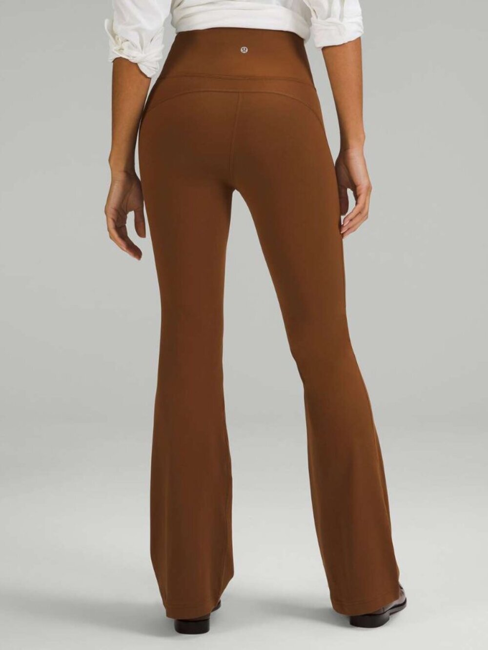 Lululemon Roasted Brown Groove Super-High-Rise Flared Pants Size 2 8522